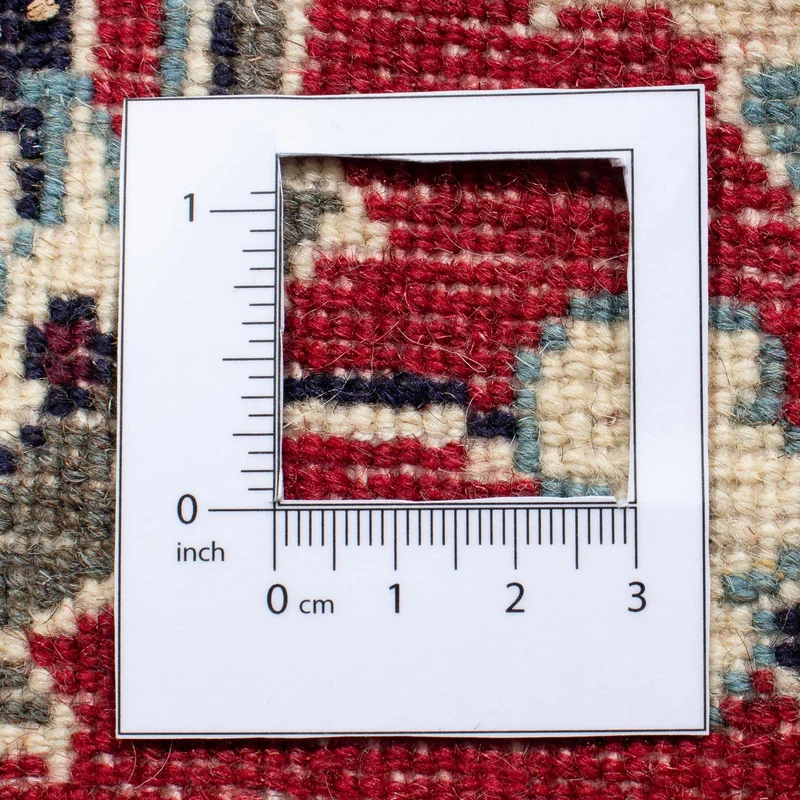 Nain Teppich 88x136cm - Perserteppich - dunkelrot