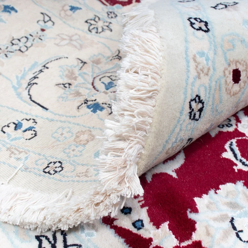 Nain Teppich 295x295cm - Perserteppich - dunkelrot