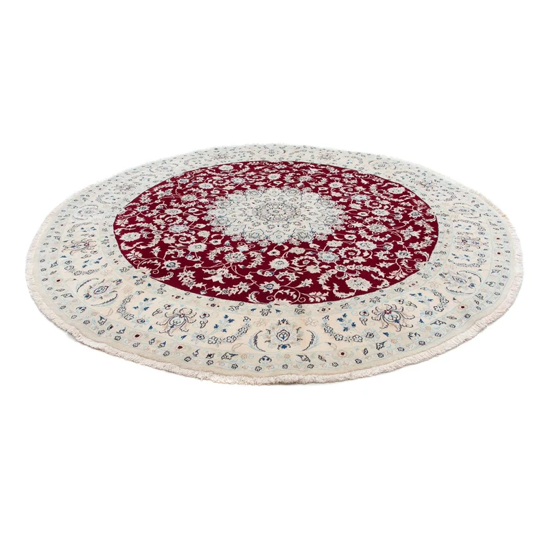 Nain Teppich 295x295cm - Perserteppich - dunkelrot