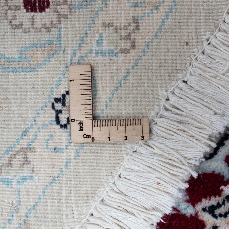Nain Teppich 295x295cm - Perserteppich - dunkelrot