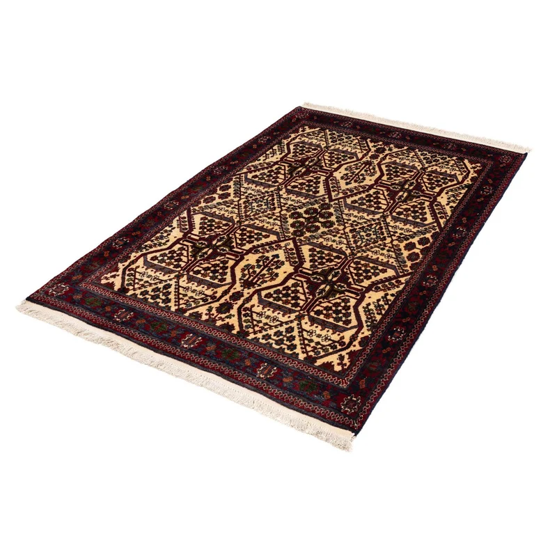 Abadeh Teppich 105x160cm - Perserteppich - beige
