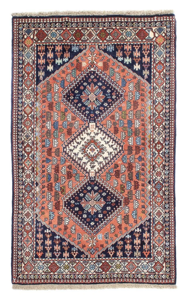 Yalameh Teppich 100x160cm - Perserteppich - dunkelblau