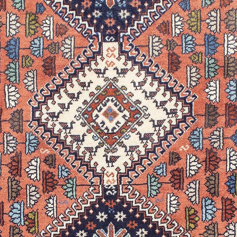 Yalameh Teppich 100x160cm - Perserteppich - dunkelblau