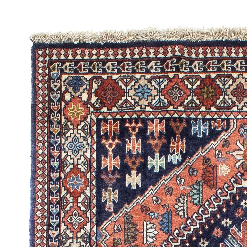 Yalameh Teppich 100x160cm - Perserteppich - dunkelblau