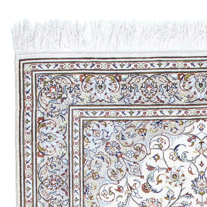 Ghom Teppich 80x121cm - Perserteppich - beige