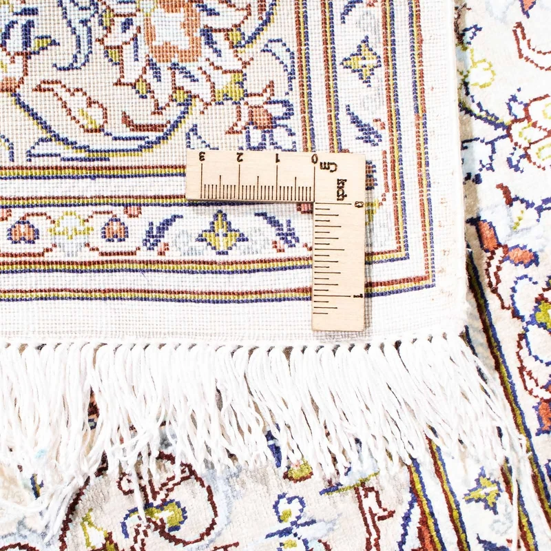 Ghom Teppich 80x121cm - Perserteppich - beige