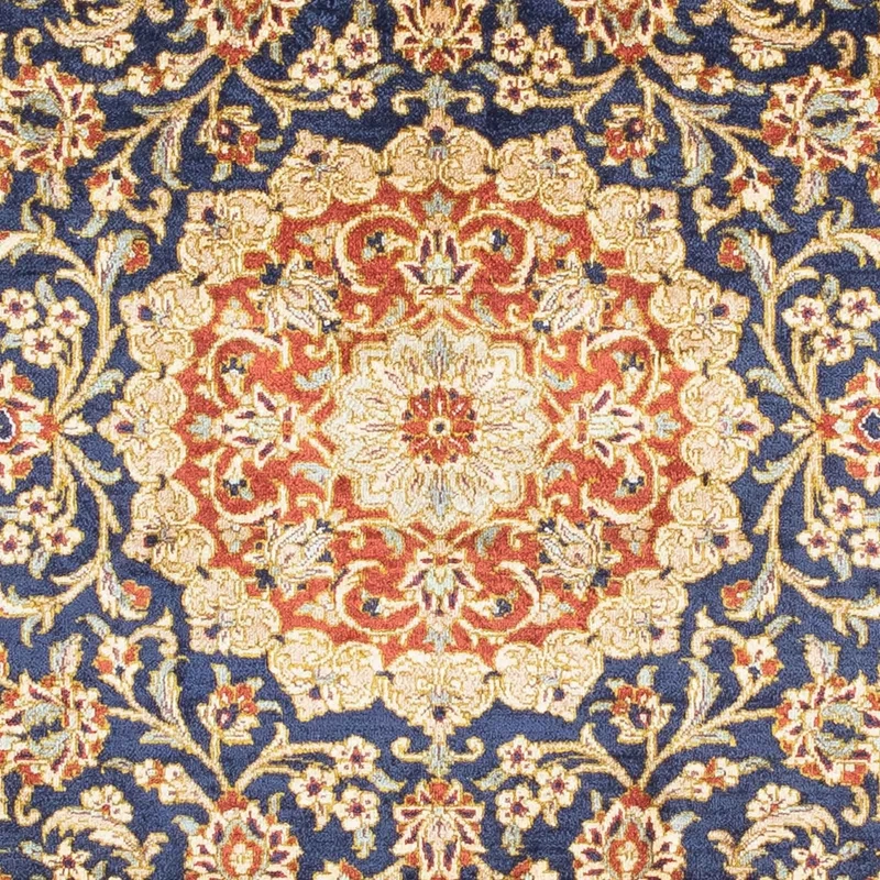 Ghom Teppich 78x116cm - Perserteppich - hellbraun
