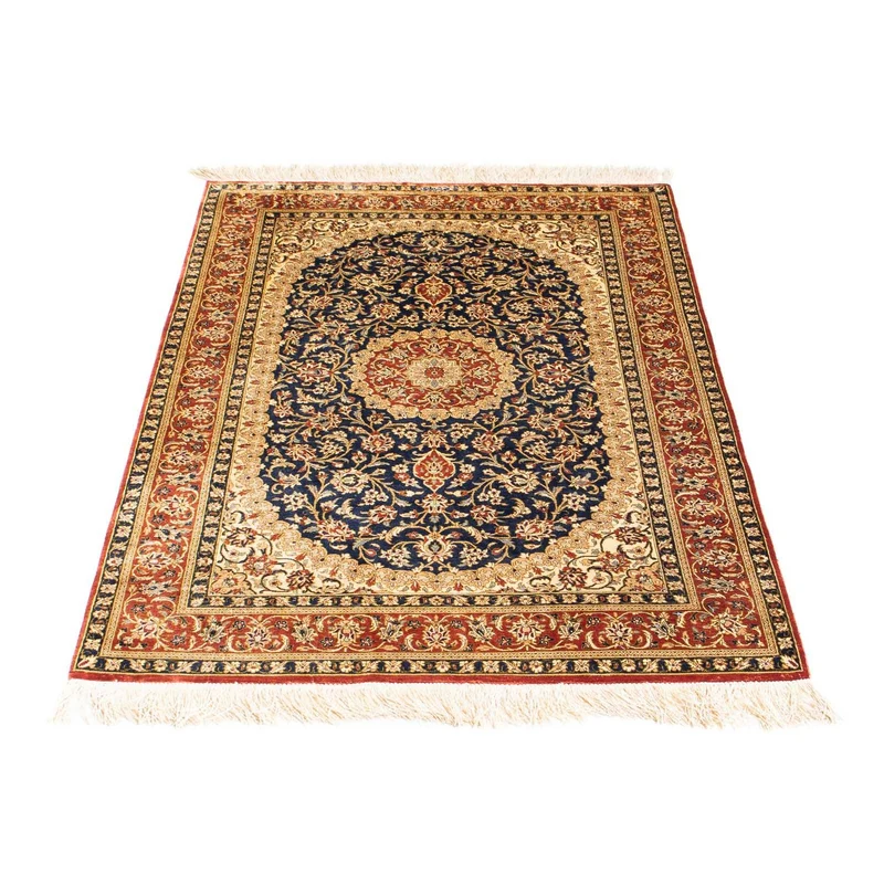 Ghom Teppich 78x116cm - Perserteppich - hellbraun