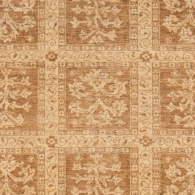 Ziegler Teppich 169x236cm - Orientteppich - hellbraun