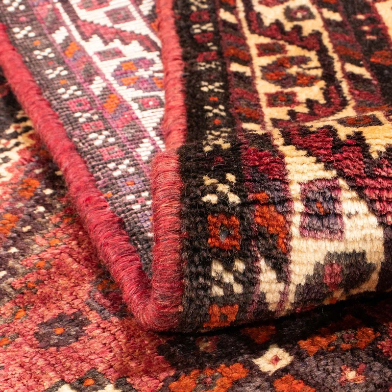 Shiraz Teppich 118x164cm - Perserteppich - dunkelrot