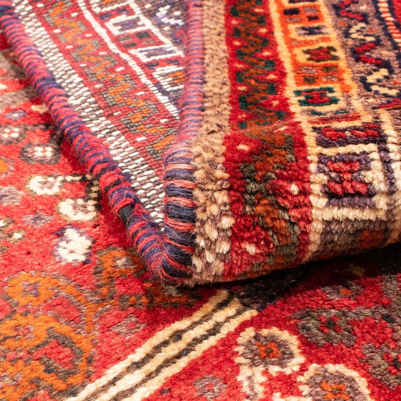 Shiraz Teppich 110x162cm - Perserteppich - rot