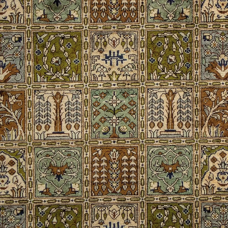 Ghom Teppich 58x77cm - Perserteppich - mehrfarbig