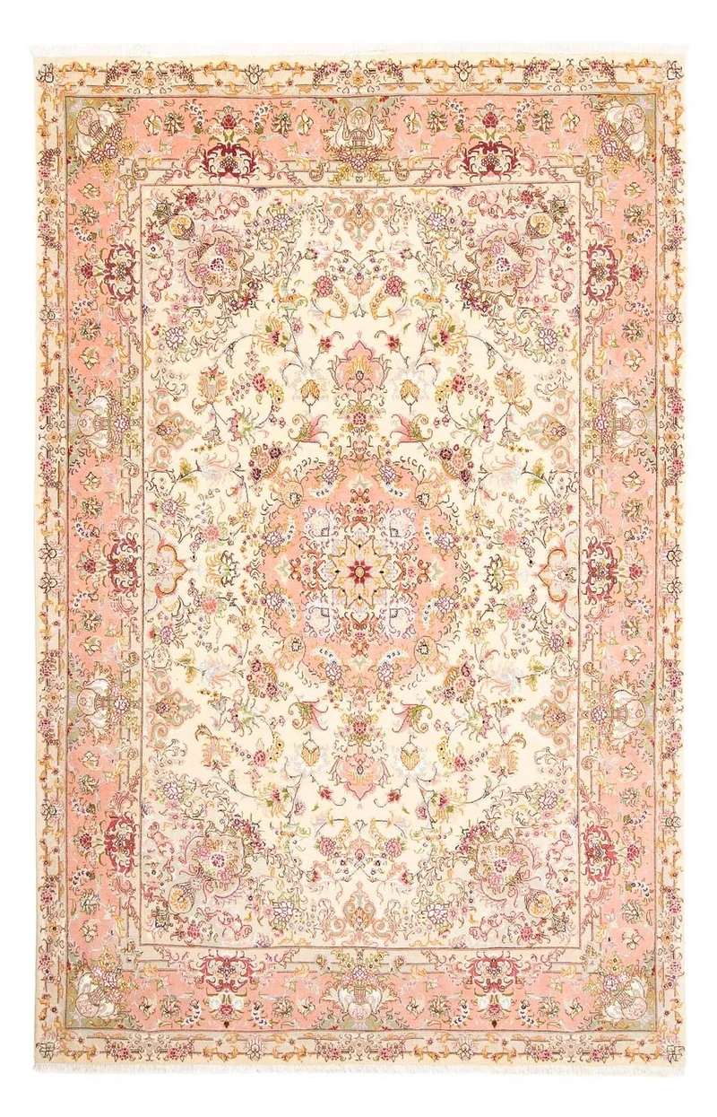 Kaschmar Teppich 200x304cm - Perserteppich - beige