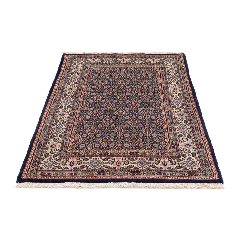 Moud Teppich 94x143cm - Perserteppich - dunkelblau