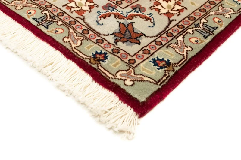 Täbriz - 50 Raj Teppich 100x152cm - Perserteppich - rot