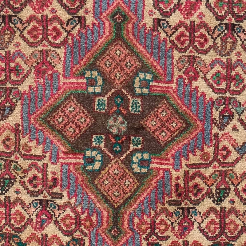 Hamadan Teppich 81x125cm - Perserteppich - beige