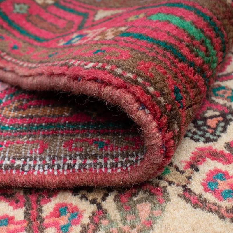 Hamadan Teppich 81x125cm - Perserteppich - beige