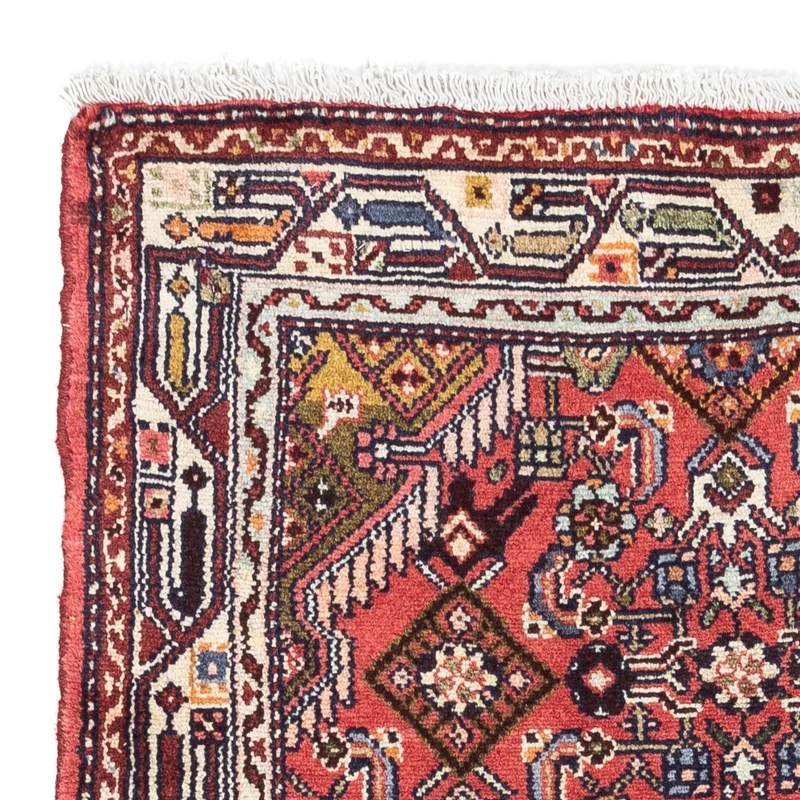 Hosseinabad Teppich 80x125cm - Perserteppich - hellrot