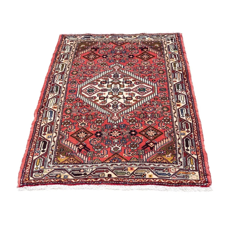 Hosseinabad Teppich 80x125cm - Perserteppich - hellrot