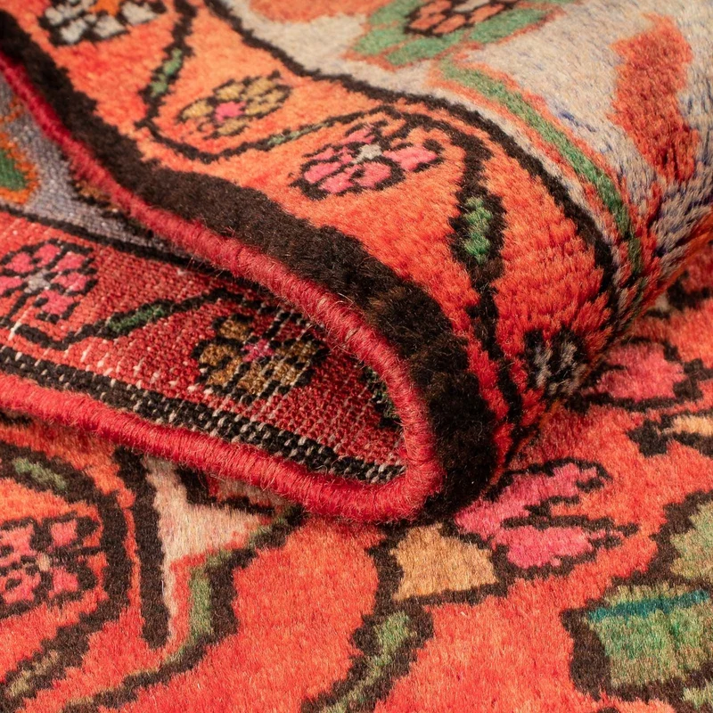 Nahavand Teppich 80x124cm - Perserteppich - hellrot