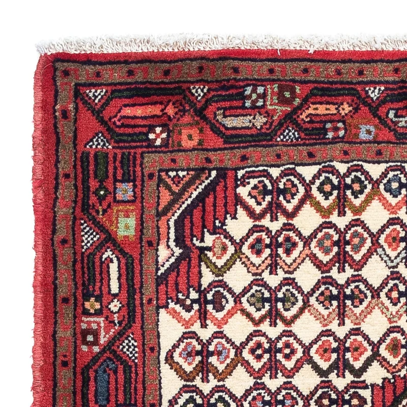 Hosseinabad Teppich 80x125cm - Perserteppich - beige