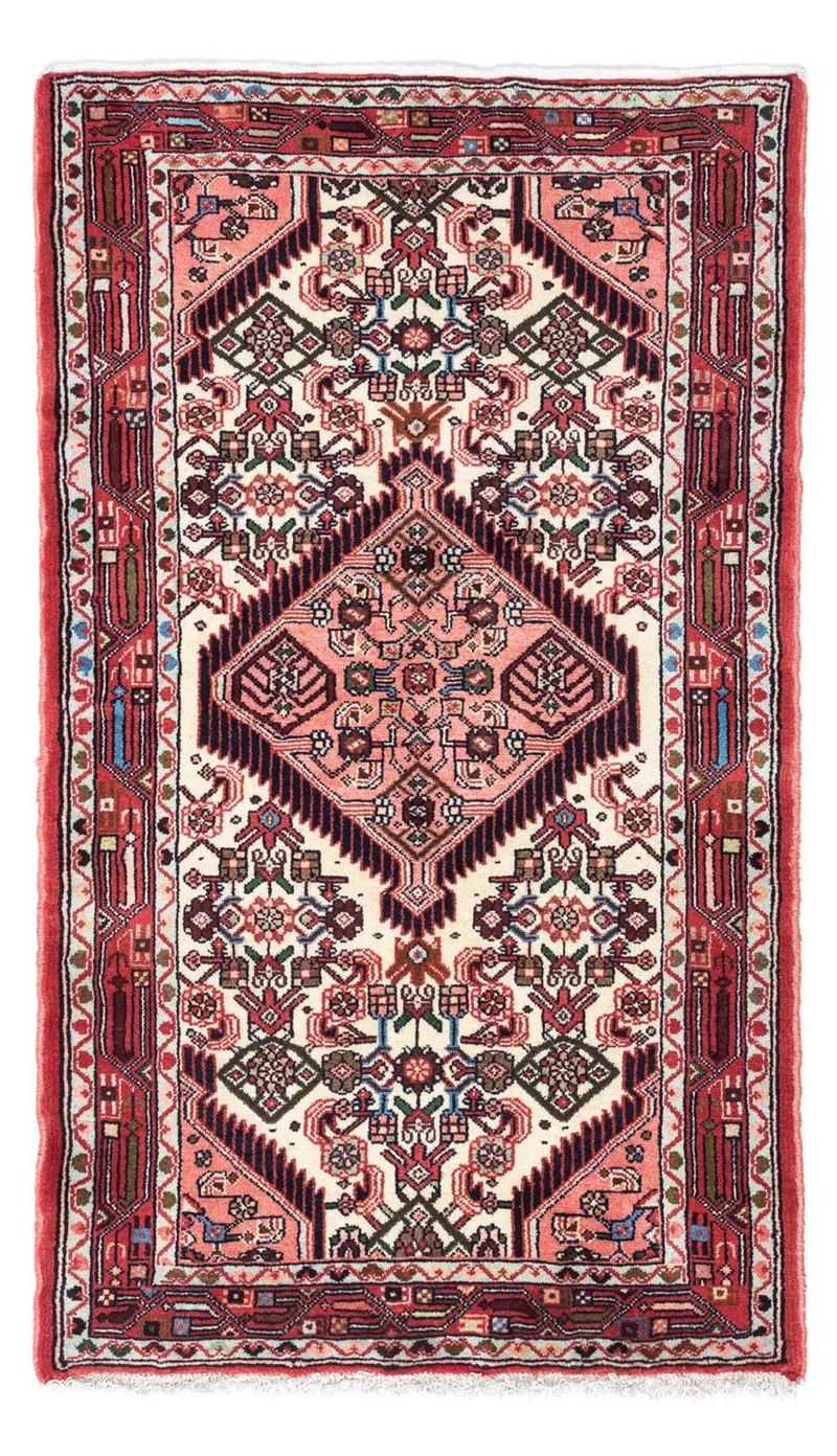 Hosseinabad Teppich 80x125cm - Perserteppich - beige