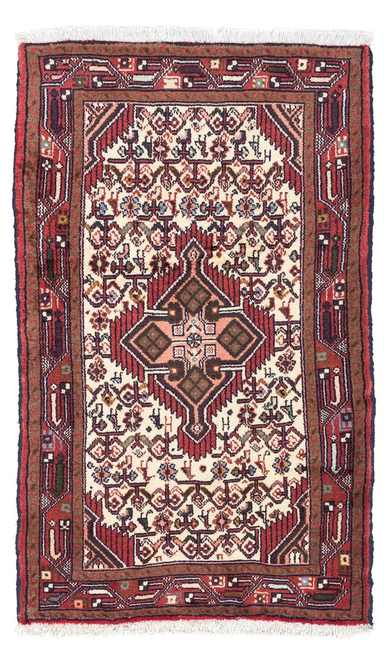 Hosseinabad Teppich 80x125cm - Perserteppich - beige