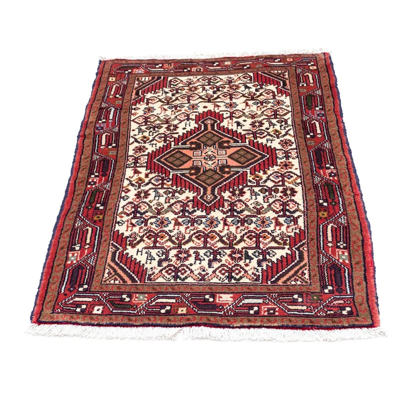 Hosseinabad Teppich 80x125cm - Perserteppich - beige