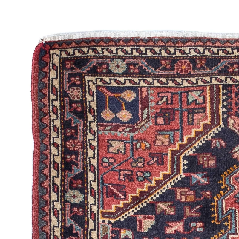 Hosseinabad Teppich 104x157cm - Perserteppich - dunkelblau