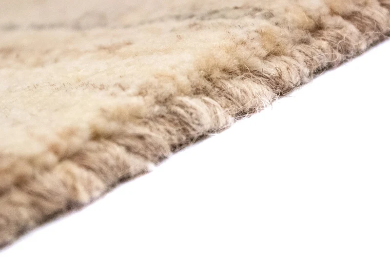 Gabbeh Persisch Teppich 101x144cm - Perserteppich Wollteppich - beige
