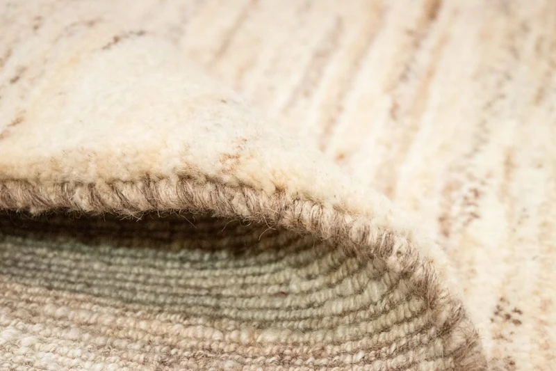Gabbeh Persisch Teppich 101x144cm - Perserteppich Wollteppich - beige