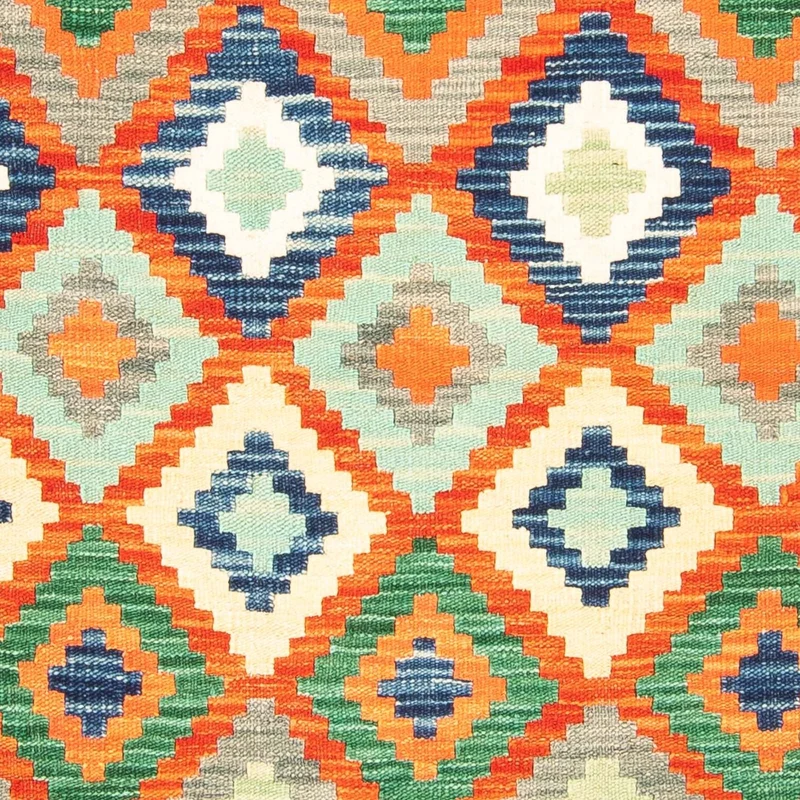 Kelim Maimene Teppich 102x150cm - mehrfarbig