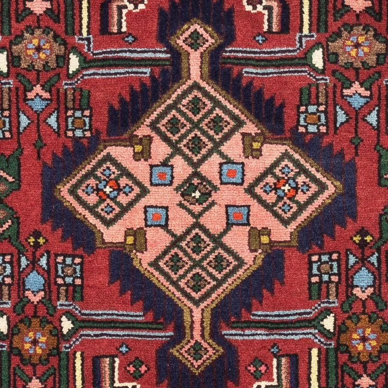 Perserteppich - Nomadic 80 x 125 cm - dunkelrot