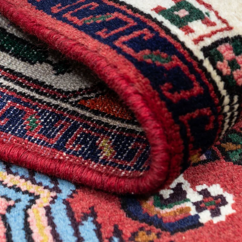 Perserteppich - Nomadic 80 x 125 cm - dunkelrot