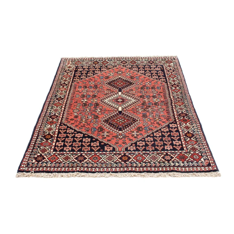 Yalameh Teppich 103x148cm - Perserteppich - dunkelblau