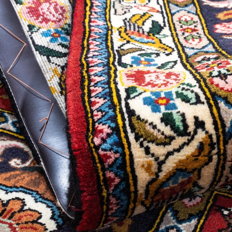 Bachtiar Teppich 103x148cm - Perserteppich - dunkelrot
