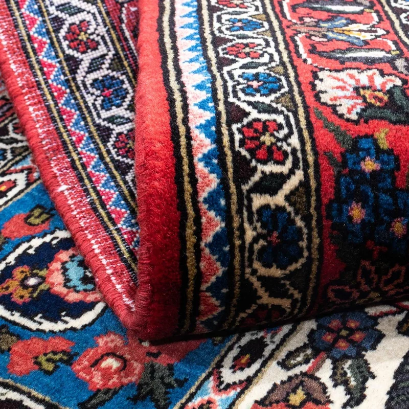 Bachtiar Teppich 103x153cm - Perserteppich - dunkelrot