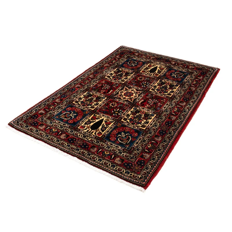 Bachtiar Teppich 103x153cm - Perserteppich - dunkelrot