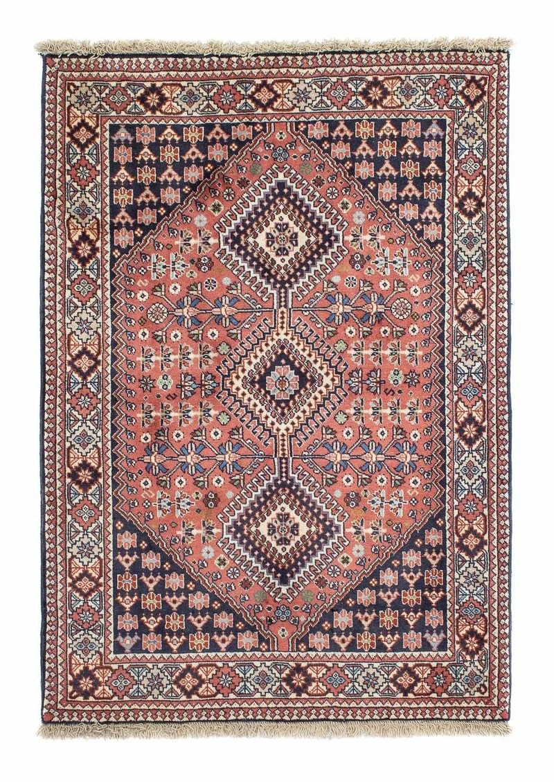 Yalameh Teppich 100x144cm - Perserteppich - dunkelblau