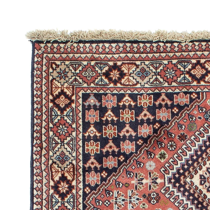 Yalameh Teppich 100x144cm - Perserteppich - dunkelblau