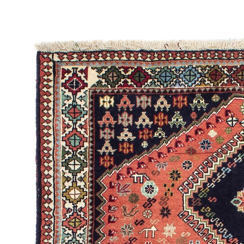 Yalameh Teppich 101x150cm - Perserteppich - dunkelblau
