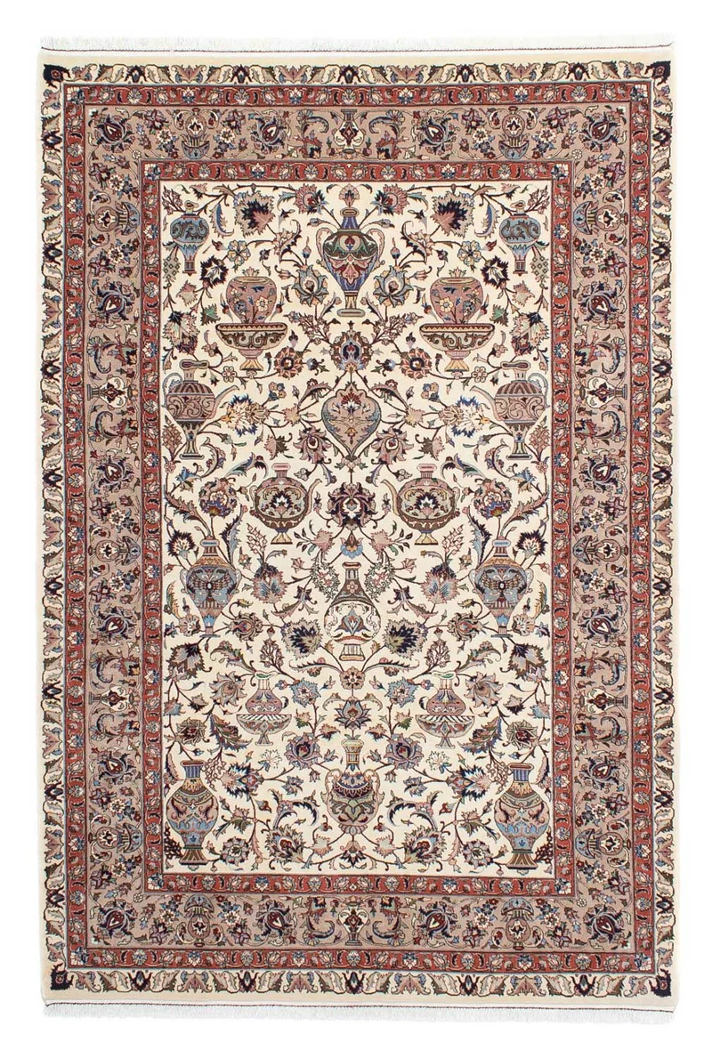 Kaschmar Teppich 200x300cm - Perserteppich - beige