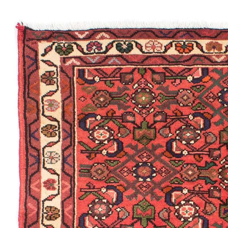 Hosseinabad Teppich 107x146cm - Perserteppich - rot