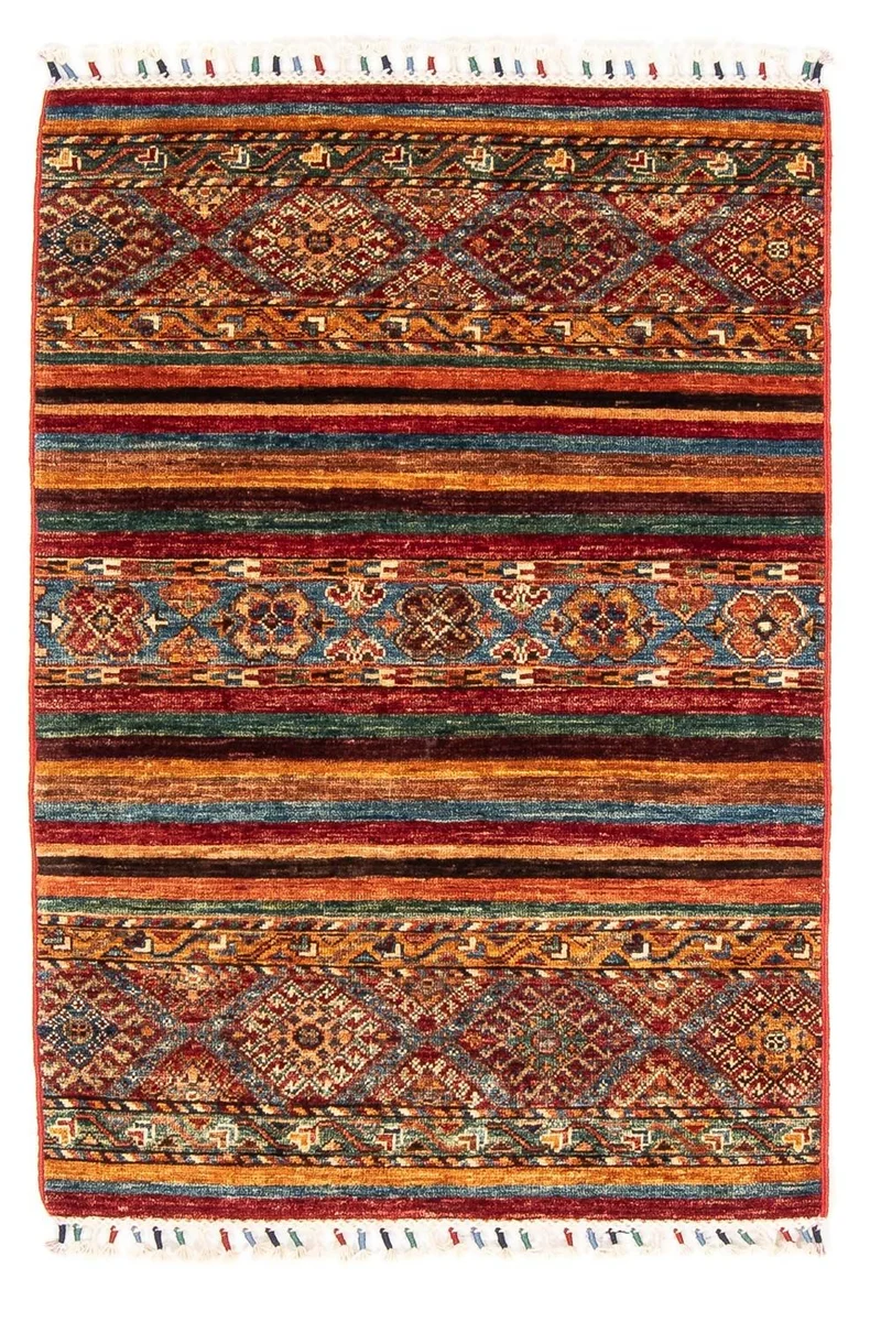 Ziegler Teppich 78x120cm - Orientteppich - mehrfarbig