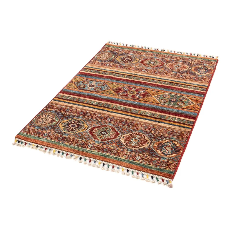 Ziegler Teppich 82 x 116 cm - mehrfarbig