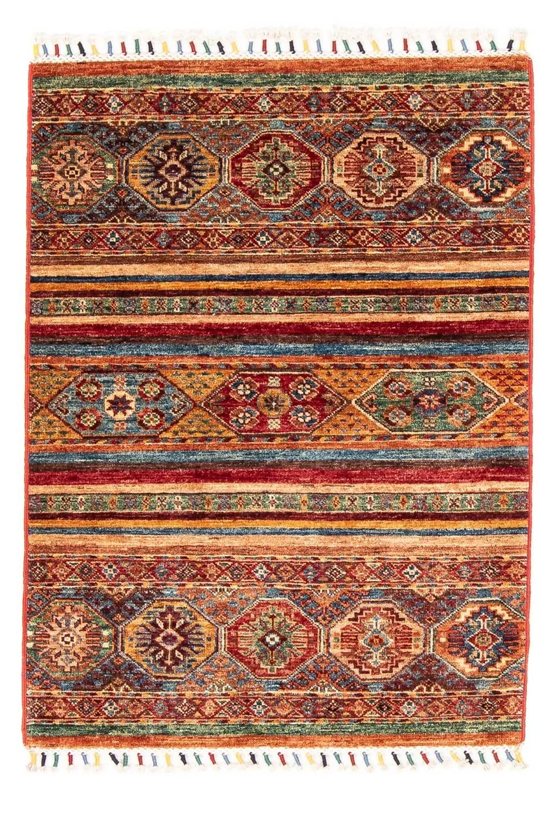 Ziegler Teppich 83x115cm - Orientteppich - mehrfarbig