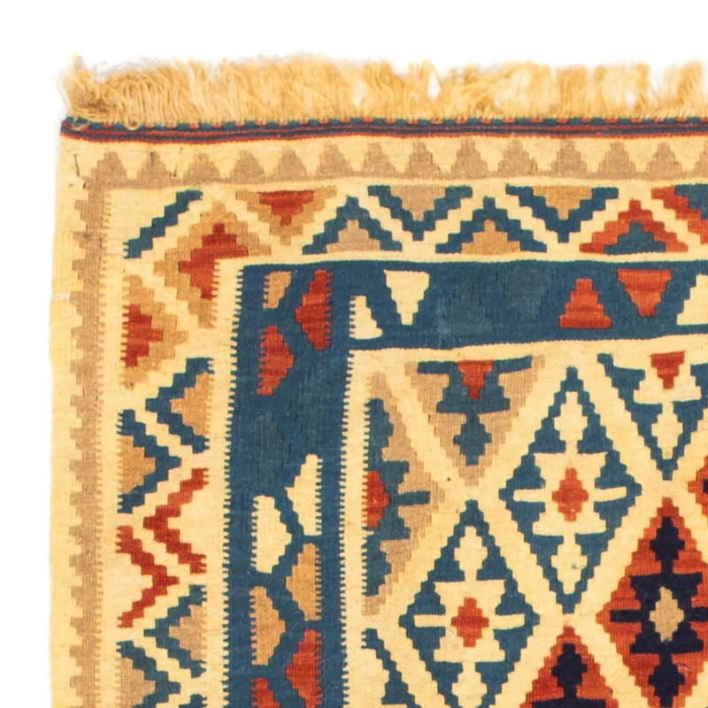 Kelim Fars Teppich 102x105cm - mehrfarbig