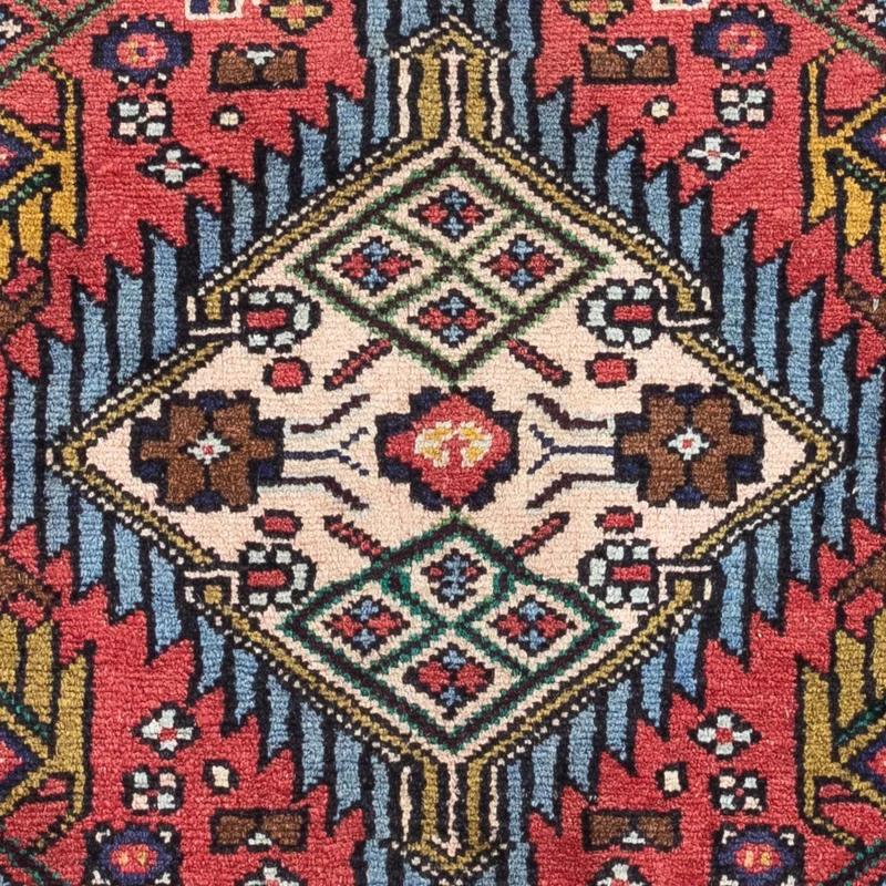 Hosseinabad Teppich 79x125cm - Perserteppich - rot