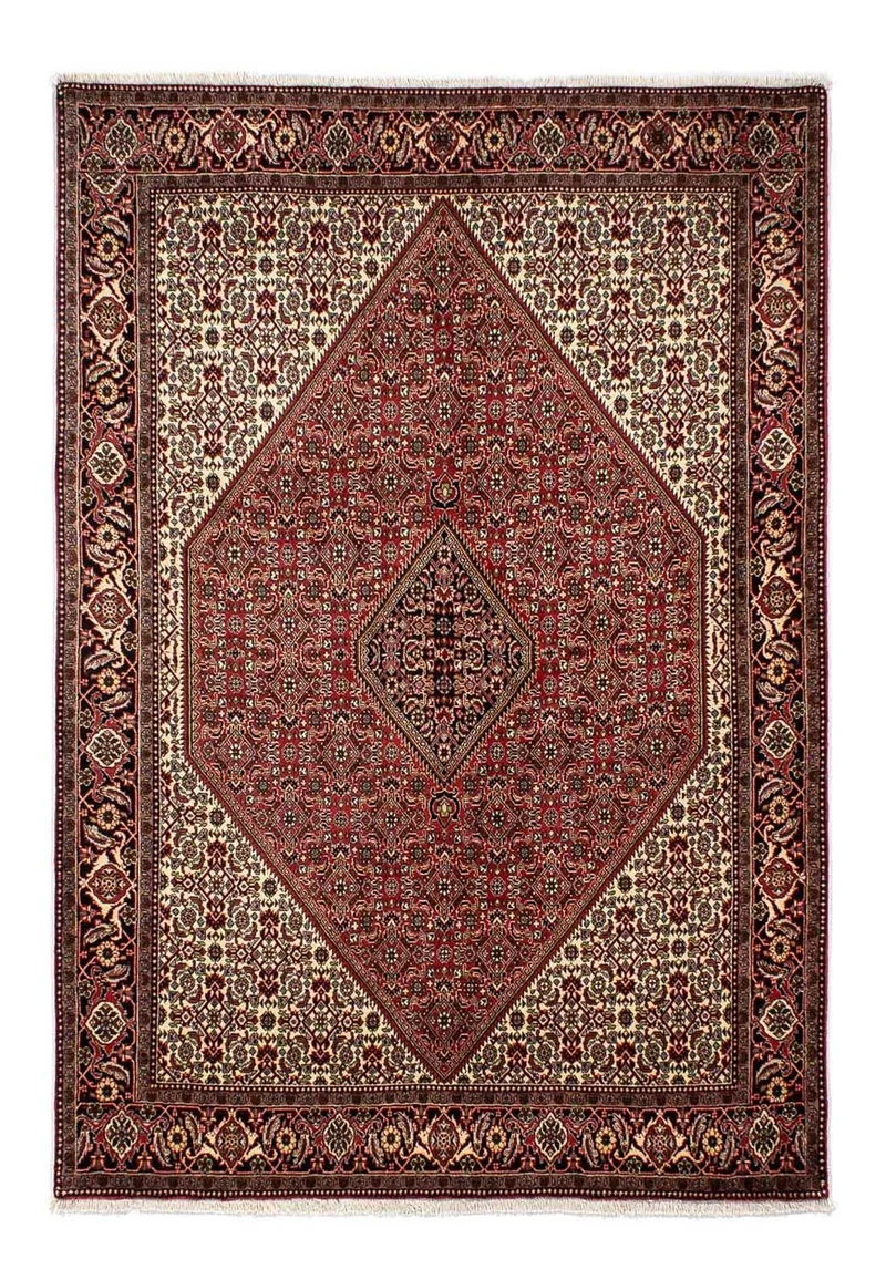 Bidjar Teppich 171x242cm - Perserteppich - dunkelrot