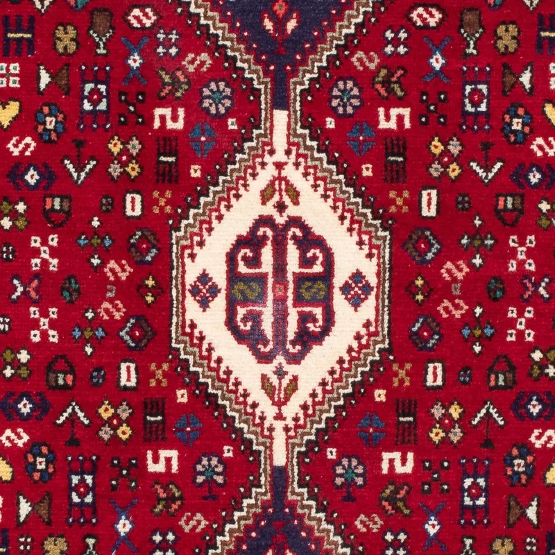 Perserteppich - Nomadic 75 x 130 cm - dunkelrot